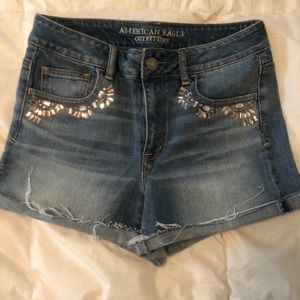 American Eagle Denim Shorts - Size 10